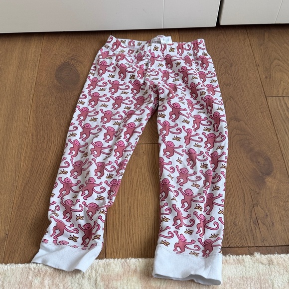 Roller Rabbit Pink Monkey Pattern pajamas - Picture 3 of 6